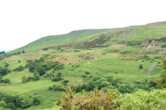 
View of Garnddyrys Forge from Pwlldu, June 2009